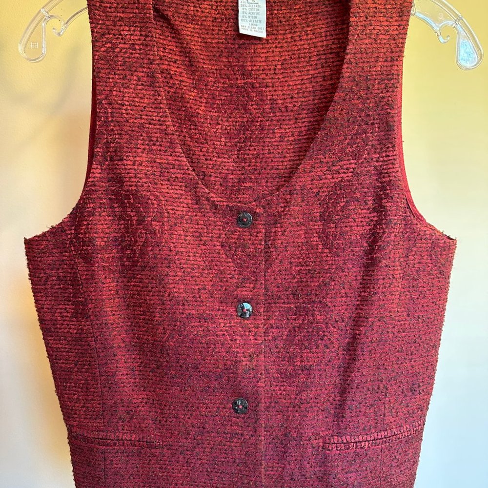 Territory Ahead Women's Red Vest Size S
